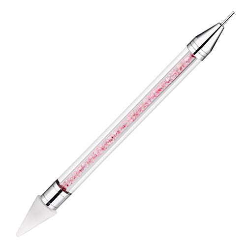 Makartt Dual -ended Nail Rhinestone Picker Beads Picker Dotting Pen Wax Pen With