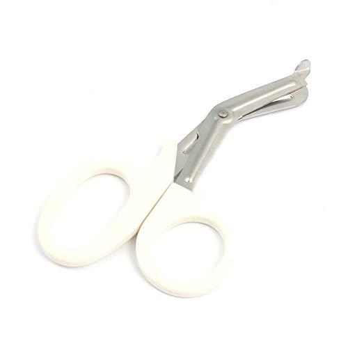 AAPROTOOLS Paramedic Utility Bandage First AID Stainless Steel Trauma EMT EMS Shears Scissors 7.25' White A+ Quality