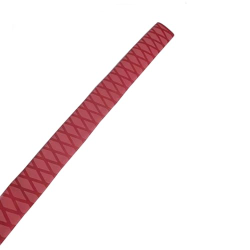 Aventik Heat Shrink Fishing Tube Wrap Fishing Rod Grip Rod Building Handle Non Slip Waterproof & Insulation(35mm-red)