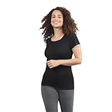 AoA | Women's Alpaca Wool Hiking T-Shirt: 160 Ultralight - Relaxed Fit | Black XL