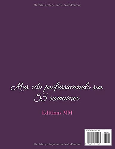 Image secondaire de Carnet de Rendez-vous Esthéticienne - Planning Professionnel pour Salon de Beauté