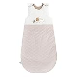 Nattou Ganzjahres-Schlafsack Schaf Tim, TOG 1.9, 90 cm, Fanny und Oscar, Weiß/Beige