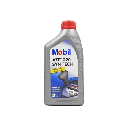 Image of MOBIL ATF 220 PETROL /DIESEL AUTOMATIC TRANSMISSION FLUID for ALL CARS /SUVS /TRUCKS /BUS (1L, Pack of 1L)