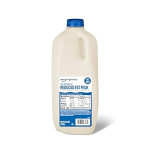Amazon Grocery, 2% Reduced Fat MIlk, Half Gallon, 64 Fl Oz