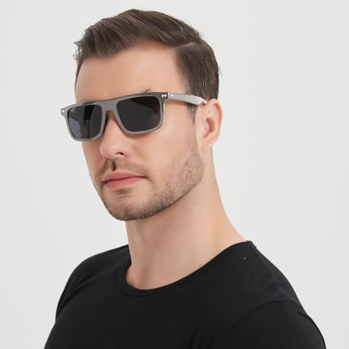 Image of DUCO Polarized Sunglasses for Men Sun glasses All Carbon Fiber Frame 100% UV Protection for Driving Running Fishing DC8325