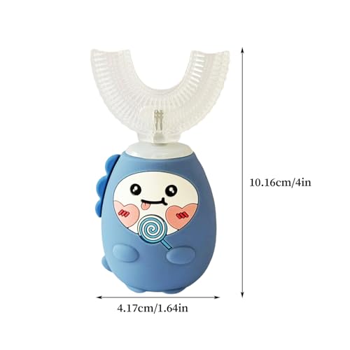 Cepillo de dientes en forma de U con 3 modos de limpieza para niños 5