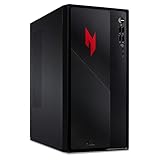 acer Nitro N20 Gaming Desktop PC - Intel Core i5-13420H, 16GB, 512GB SSD, NVIDIA GeForce RTX 5060, No Display, Windows 11, Black