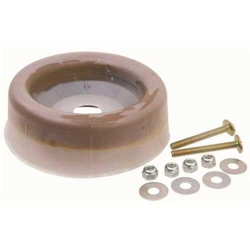 Replacement for Premier 8001 Wax Ring Double Kit with Polyethylene Flange Brown