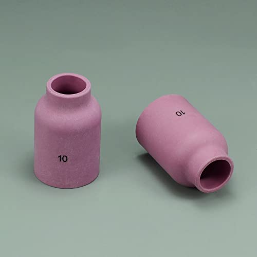 Image of RIVERWELD TIG Gas Lens Alumina Nozzle Jumbo 53N88 10# 5 /8 inch 16.0mm 10pcs