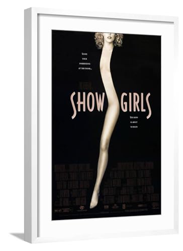 ART.COM Wall Art Print Showgirls, Elizabeth Berkley, 1995. ? United Artists/courtesy Everett Collection on White Frame, 21" x 29"