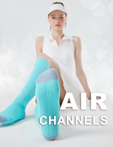 Image of FITRELL 3 Pairs Compression Socks for Women and Men 20-30mmHg-Circulation Support Socks