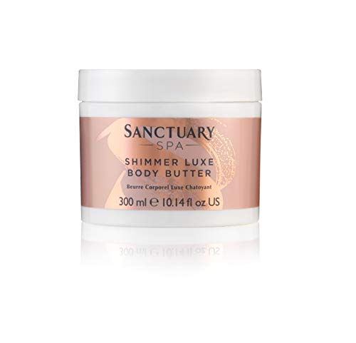 Sanctuary Spa Body Butter, Shimmer Luxe Rose Gold Radiance Body Moisturiser, 300ml 100105114