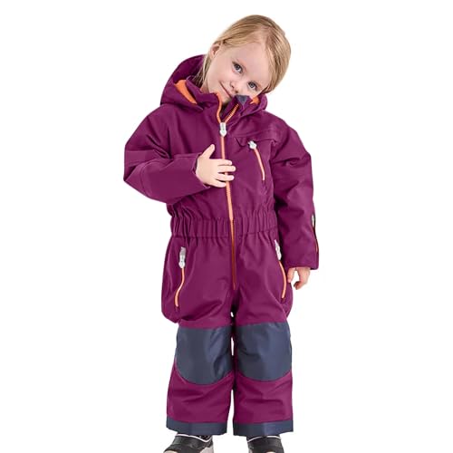 YRAETENM Ski Suit Kids Girls and Boys One Piece Snowsuits Winter Waterproof Windproof Snowboard Suits Ski Jumpsuits Coveralls