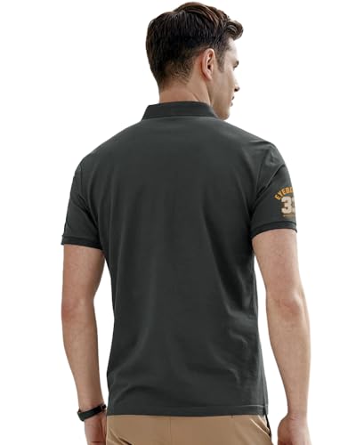 Image of Noble Monk Men's Cotton Blend Regular Fit Polo T-Shirt