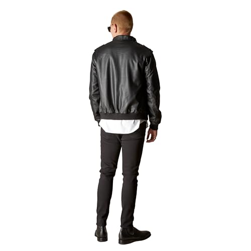 Members Only Iconic Racer Faux Leather Jacket Men4