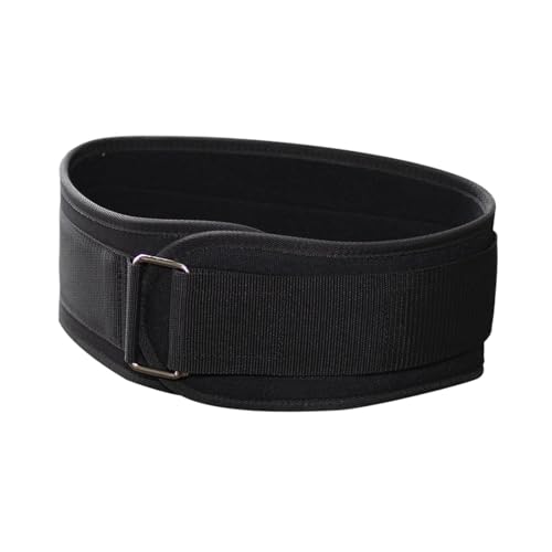 QSTDGVPW Weight Lifting Belt Sports Belt Waist Protection Back Support for Adults Waistband for Strength Training Bodybuilding Home, Black, M