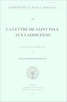 La Lettre de Saint Paul aux Laodic?ens 2850211125 Book Cover