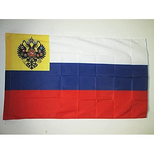 AZ FLAG Russian Empire 1914-1917 Flag 2' x 3' for a Pole - Russia Empire Flags 60 x 90 cm - Banner 2x3 ft with Hole