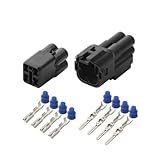 DEVFGTQA 1-20/4 Pin 6187-4442 6180-4182 Automobile Waterproof Connector Car Parts Auto Male Female Cable Harness Socket(Female Male,1 Sets_4P)