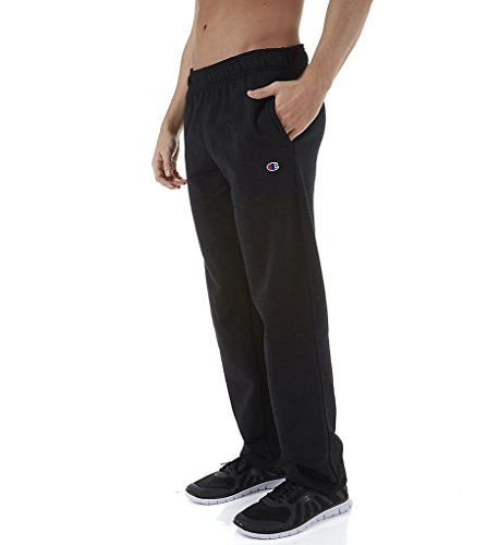 Champion Men's Sweatpants, Powerblend Fleece Sweatpants, Open Bottom Sweatpants for Men, 32