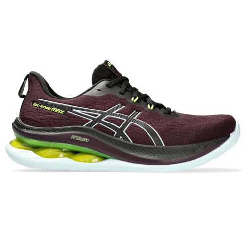 ASICS Men's Gel-Kinsei MAX Running Shoes, 7, Dark Aubergine/Cool Grey