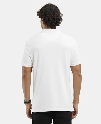 Image of Jockey 3912 Men Super Combed Cotton Rich Solid Half Sleeve Polo T-Shirt