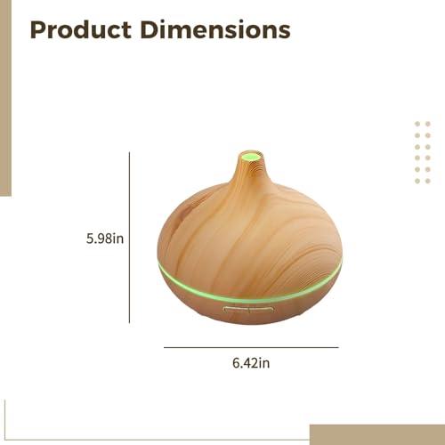 Diffuseur de grain de bois pour chambre à coucher et salon zen