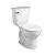 American Standard 215DA004.020 Cadet PRO Round Front 1.6 gpf 2-Piece Toilet in White