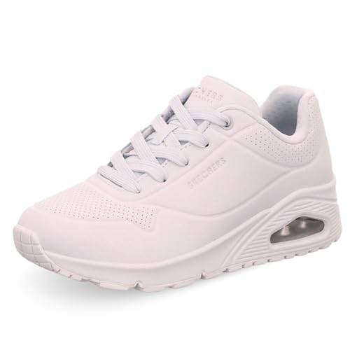 Skechers Women's Uno - Stand On Air Sneaker, Lavender/Light Pink, US 10