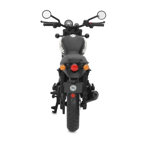 Image of Royal Enfield Hunter 350 Scale Model | 1:12 Diecast Metal & Plastic | Working Suspension&Side Stand | Steerable Handlebars | Free-Rolling Wheels | Authentic Mirrors | Collectors Essential Tokyo Black