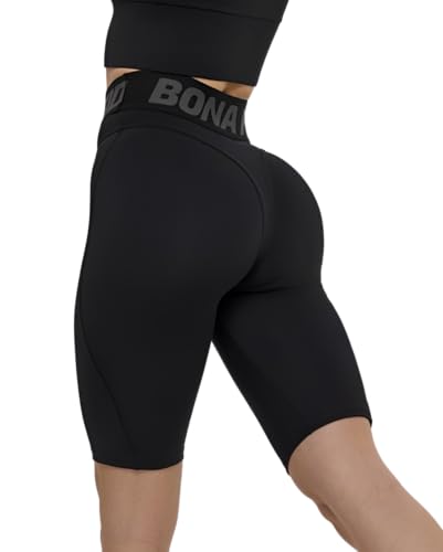 Bona Fide High Waist Biker Shorts Women - Push Up Butt Lifting Bike Shorts