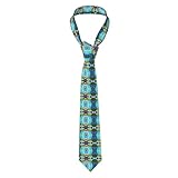Corbata para hombre con estampado de flamencos y piscinas. Corbata para hombre,...