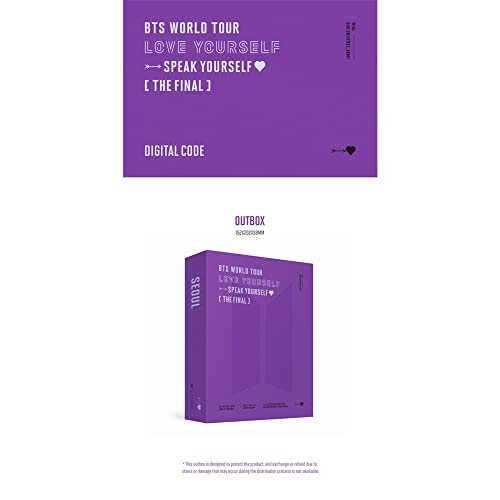 Bts World Tour ‘Love Yourself : Speak Yourself’ [The Final] Digital Code #TOP1