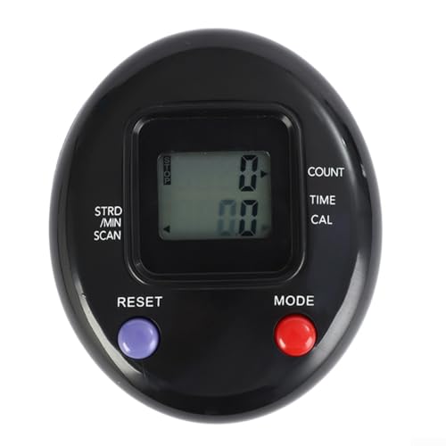 Contador de pasos multifunción con pantalla digital para equipos cardiovasculares, ejercicio para bicicleta y máquina de remo, velocímetro, pistas para calorías a distancia y