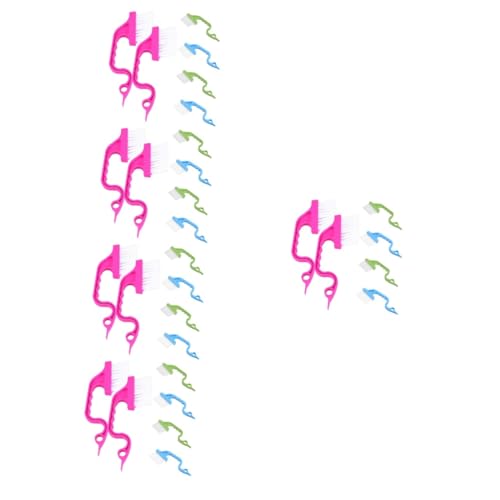 MAGICLULU 30 Pezzi Spazzola Per Pulizia Finestre Strumento Traccia Spazzola Per Pulizia Fessure Spazzola Per Pulizia Scanalatura Finestra Spazzola Per La Pulizia Spazzola Per Pulizia