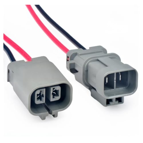 Conector de 2 pines de 6.3mm con cable de 12AWG para altas corrientes 5