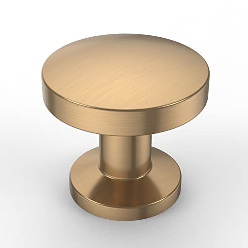 Asidrama 10 Pack Champagne Bronze Kitchen Cabinet Knobs Dresser Knob Drawer Knobs Cabinet Hardware Zinc Knob for Dresser Drawers
