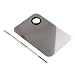 Goege Pro Stainless Steel Cosmetic Makeup Palette Spatula Tool (L5.9W3.9 inch)
