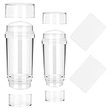 ♕【Design unico】:I nostri stampini per unghie hanno un design in silicone a doppia faccia. Un set ha due stampini per unghie, che equivale all'acquisto diretto di 4 nail art stamper.