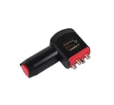 Full HD und 3D fähig Opticum Red Rocket Quattro LNB LRP-06H (optimal für Multifeedhalter)