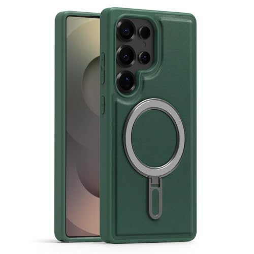 Samsung S25 S24 S23 Ultra S24 FE S25 S24 Plus ���C�����X�[�d�Ή� �ϏՌ��J�o�[ �t���b�v�u���P�b�g�X�^���h �}�O�l�b�g���P�[�X �_�[�N�O���[�� Samsung S23�p