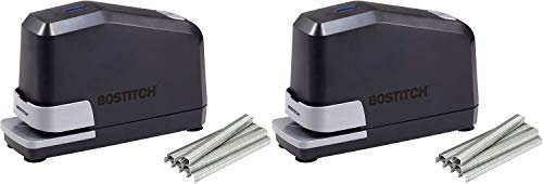 Bostitch Impulse 45 Sheet Electric Stapler Value Pack - Double Heavy Duty, No-Jam with Trusted Warranty Guaranteed by Bostitch, Black (B8E-Value) Pack of 2