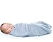 Woolino Baby Swaddle Blanket, 100% Merino Wool Receiving Blanket for Boys & Girls, Swaddles for Newborns 0-3 Months, Blue