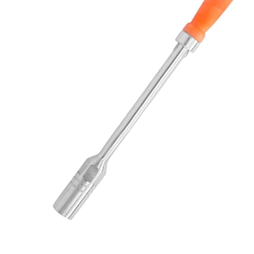 Image of PERF T-Handle Socket Wrench with Flexible Grip, Selected Alloy Steel Handle, CRV Socket, Chrome Plated Finish, Heat Treated, Plastic Revolving Grip (9mm)