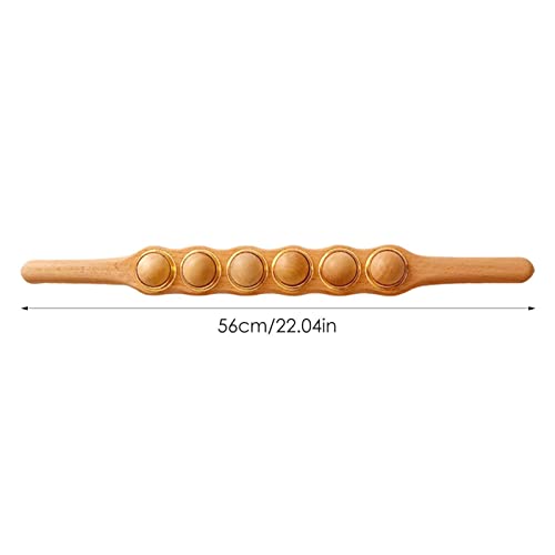 Muscle Roller,Wooden Muscle Roller Stick | Muscle Roller Stick Ease Muscle Stiffness & Soreness Gua Sha For Thigh, Calf, Arm, Forearm, Neck, Hamstring Tmay #TOP3