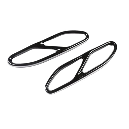 Embouts de pot d'échappement noirs pour Mercedes Classe S W222 2018-2022