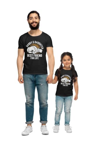 Set of 2 Matching Father's Day T-shirts; Daddy Daughter Shirts; Best Friends; Father's Day Gift