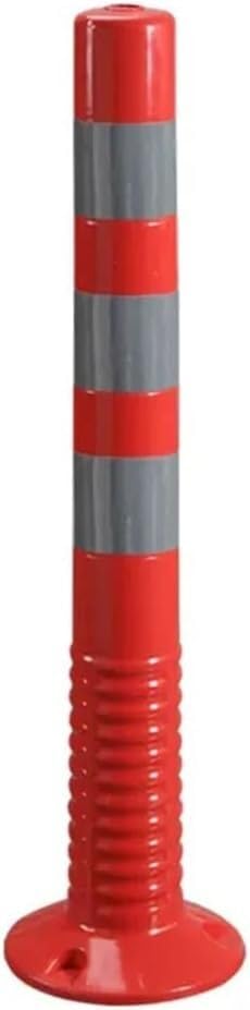 Poteau de signalisation en plastique réfléchissant pour barrière de parking