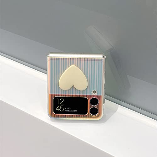 Coque Galaxy Z Flip 4 transparente effet laser 3D - 2