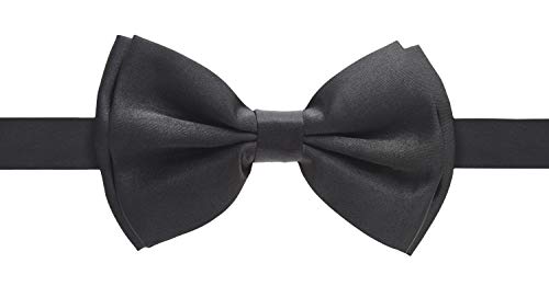 Man of Men - Bowtie & Suspender Sets - Solid Colors (Black)